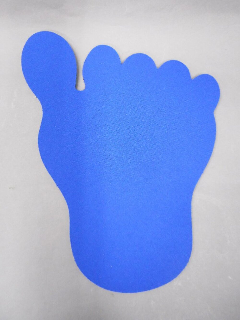 Mouse Pad Foot Shaped - Blue - NWOT - Fun Gift